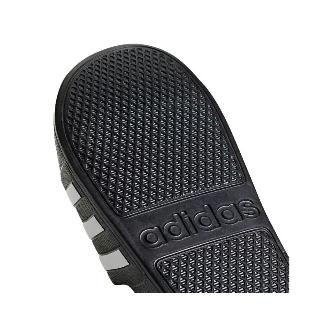 NEW Adidas Adilette Aqua Slide Sandals Black White Men 10 Women‎ 11